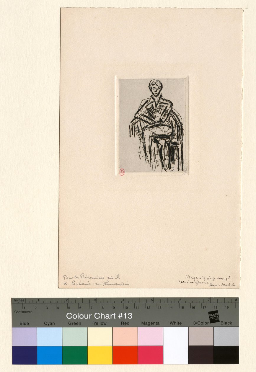 Josette Gris, hahmo nojatuolissa tekijältä Henri Matisse