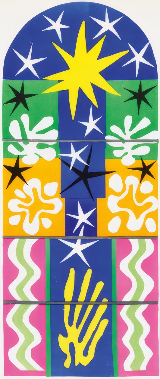 Kahdeksan värilitografian yhdistelmä tekijältä Henri Matisse
