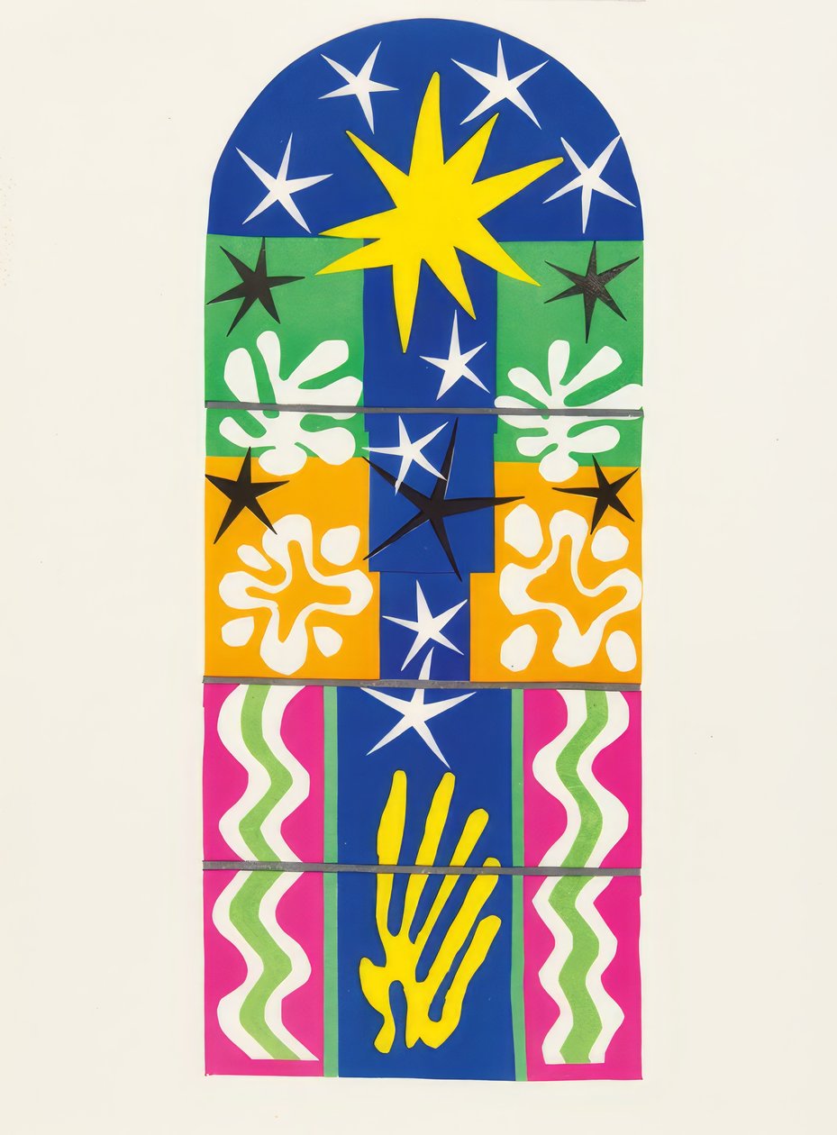 Kahdeksan värilitografian yhdistelmä tekijältä Henri Matisse