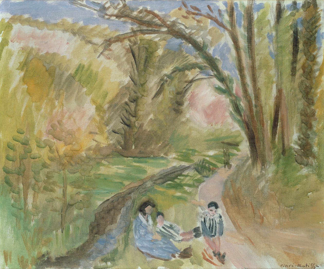 Maisema, Etelä-Ranska (maalaus) tekijältä Henri Matisse