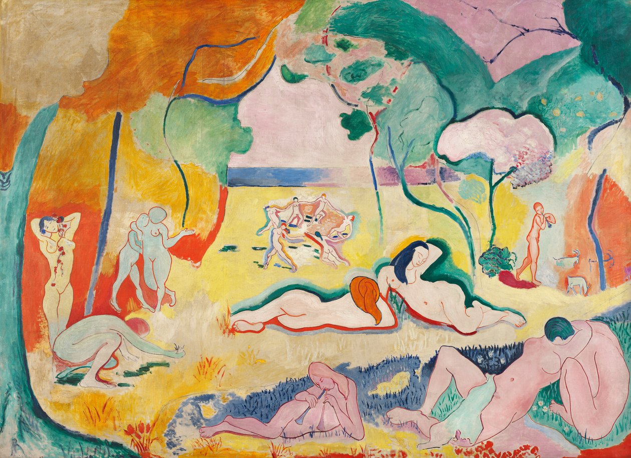 Le Bonheur de vivre, jota kutsutaan myös nimellä Elämän ilo. tekijältä Henri Matisse