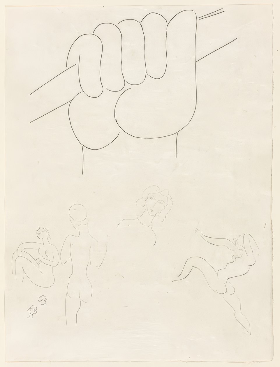 Le Guignon, levy kaksi teoksesta Poesies de Mallarmé (Mallarmén runot) tekijältä Henri Matisse