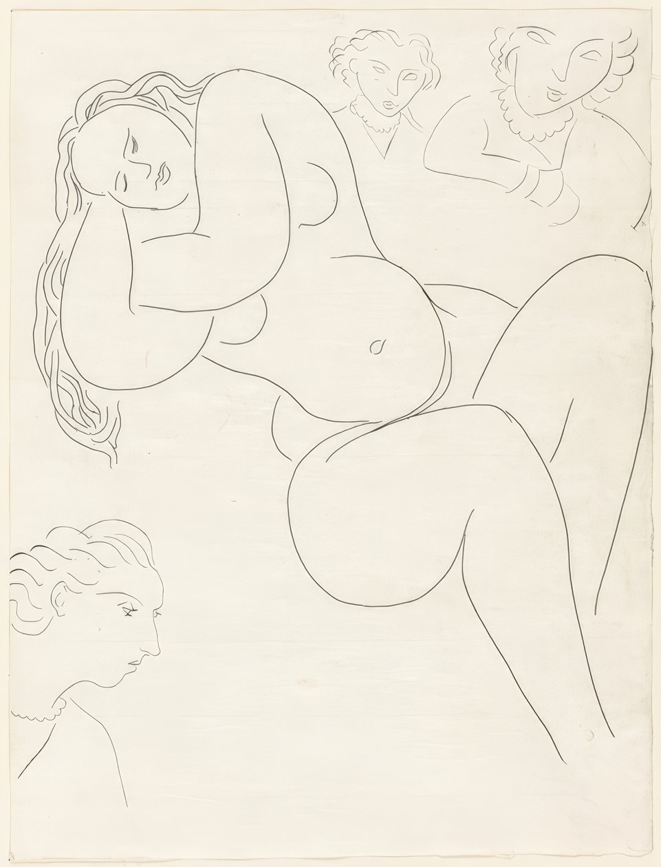 Le Sonneur, levy kahdeksan teoksesta Poesies de Mallarmé. tekijältä Henri Matisse