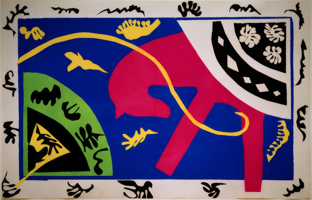Hevonen, ratsastaja ja klovni tekijältä Henri Matisse