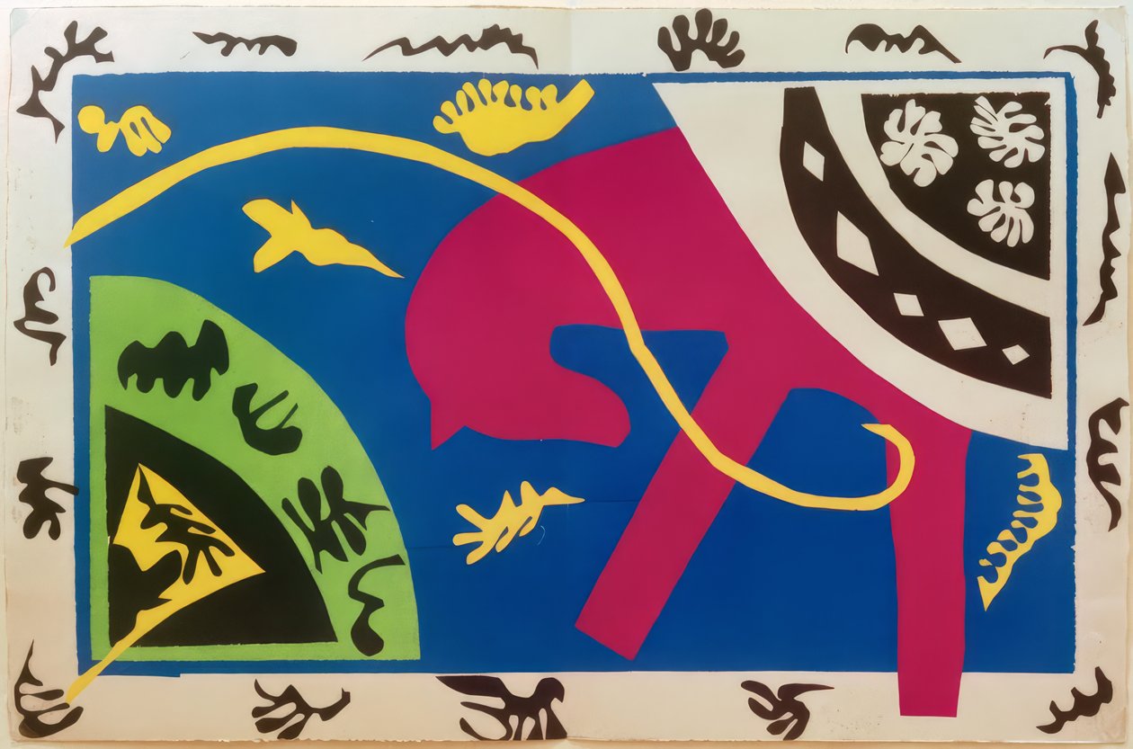 Hevonen, ratsastaja ja klovni tekijältä Henri Matisse