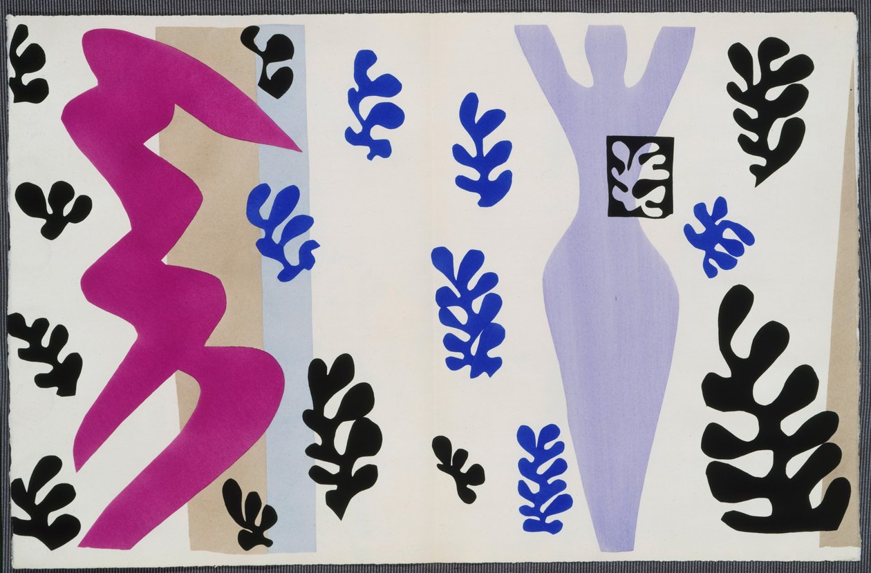 Veitsenheittäjä. Teoksesta "Jazz". Taulu XV. S. 106 tekijältä Henri Matisse