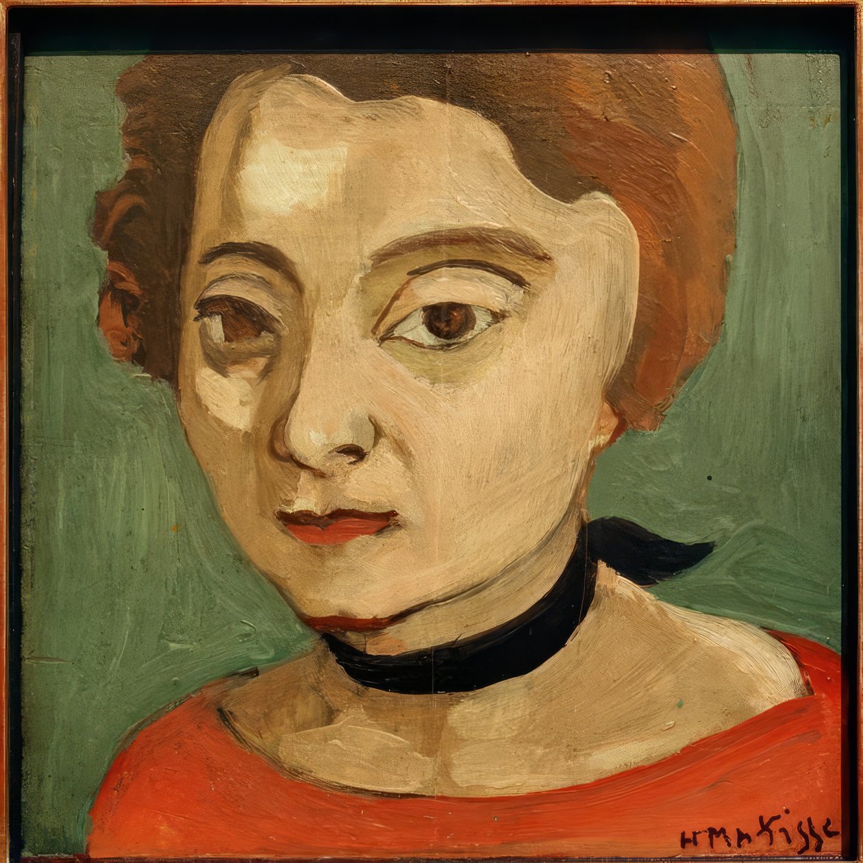 Marguerite ja musta samettikaulakoru tekijältä Henri Matisse