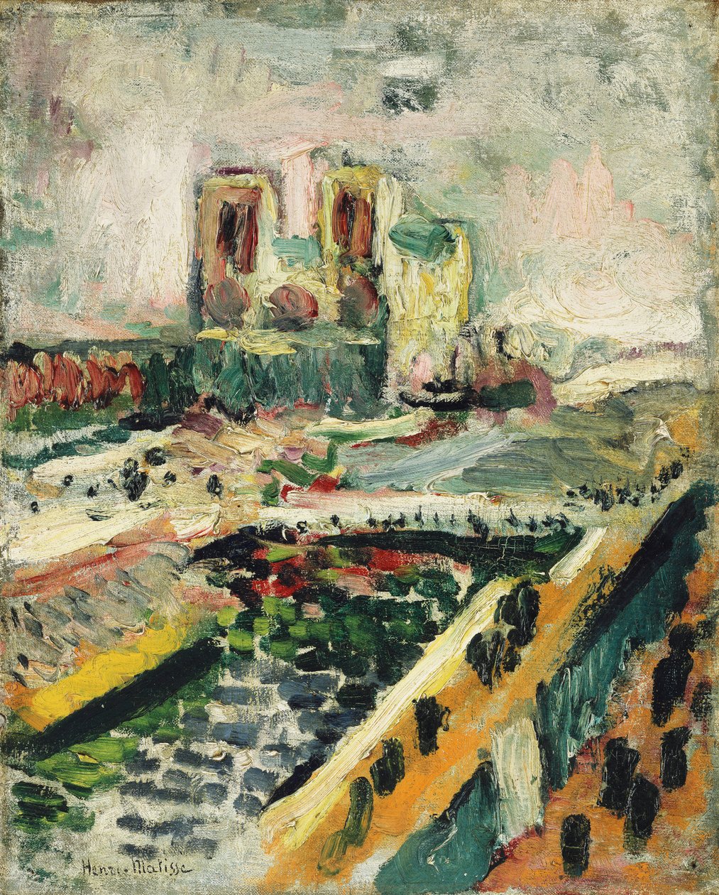 Notre-Dame, noin 1900 (öljy kankaalle). tekijältä Henri Matisse