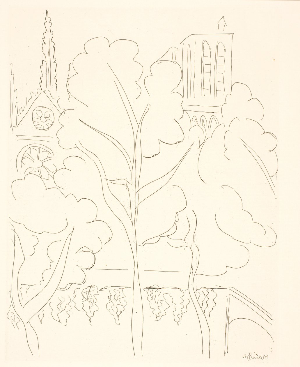 Notre-Dame, Pariisi tekijältä Henri Matisse