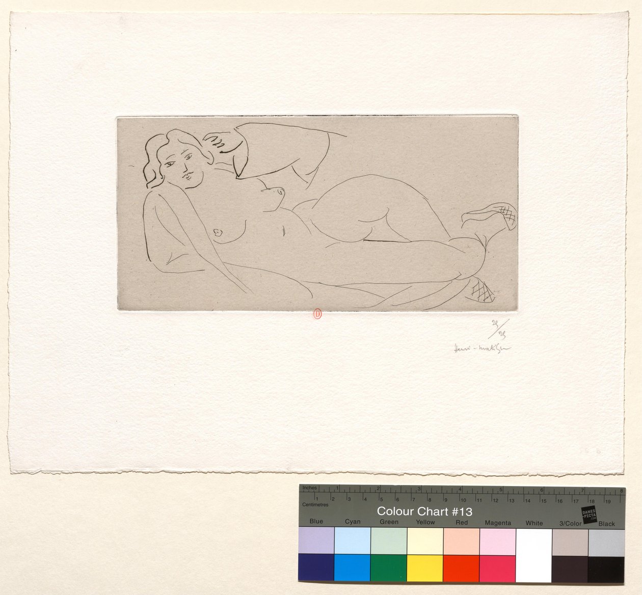 Makaava alaston ja punotusta oljesta tehdyt tohvelit tekijältä Henri Matisse