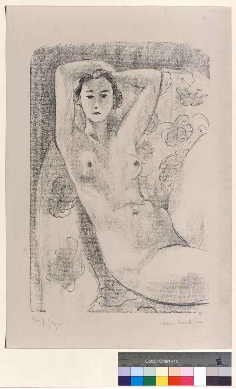 Nu istui kukkakuvioisessa nojatuolissa tekijältä Henri Matisse