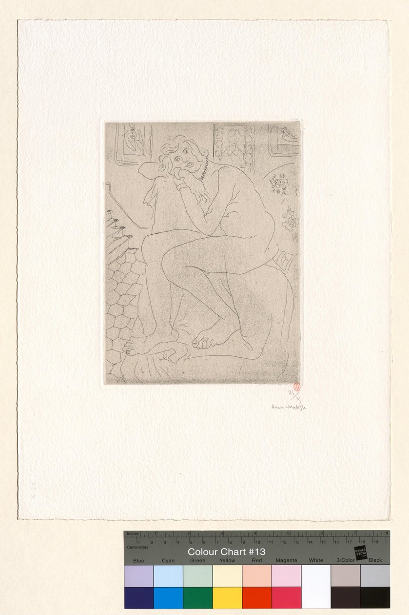 Istuva alaston ja Madame Cézannen muotokuva tekijältä Henri Matisse