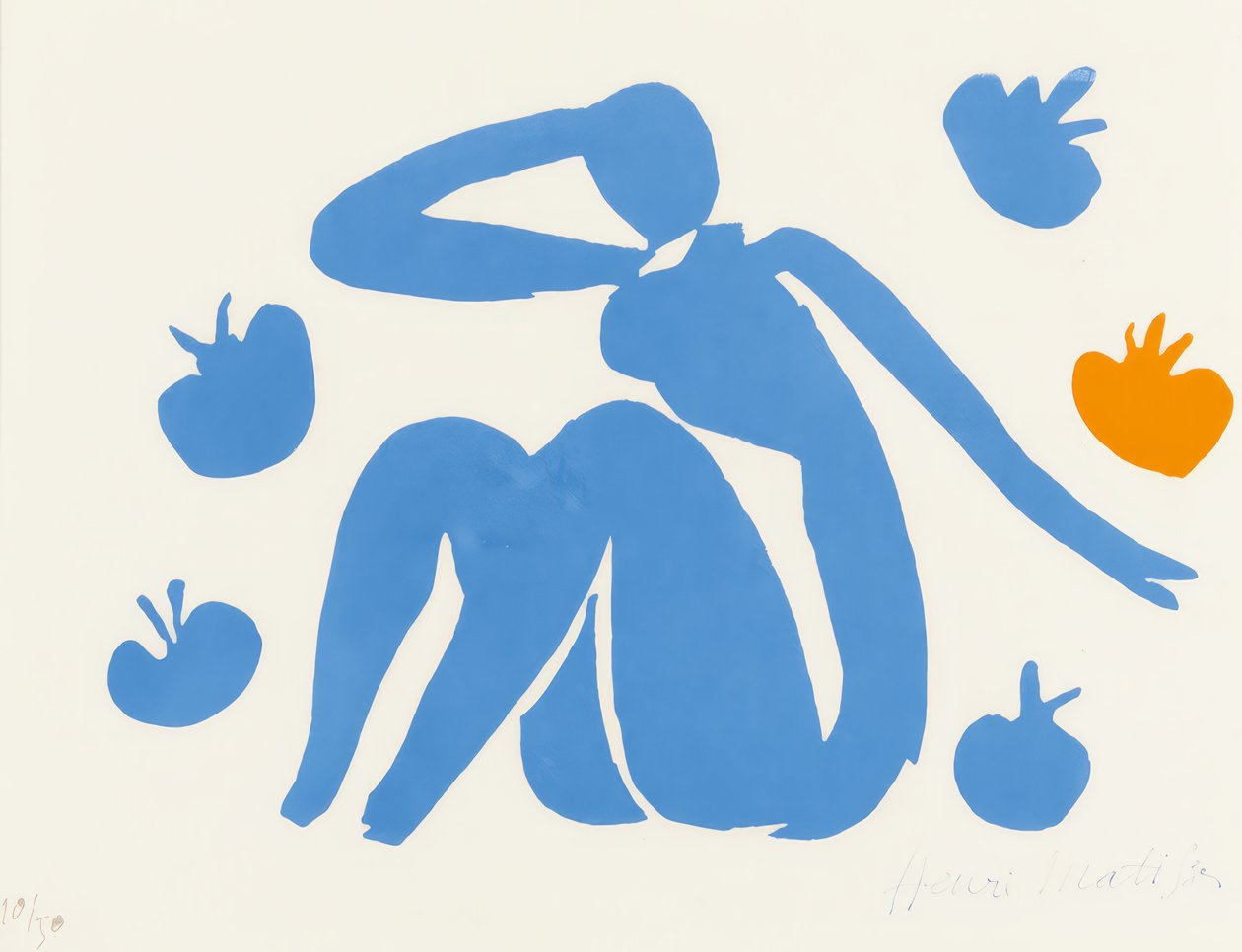 Alaston oranssien kanssa tekijältä Henri Matisse