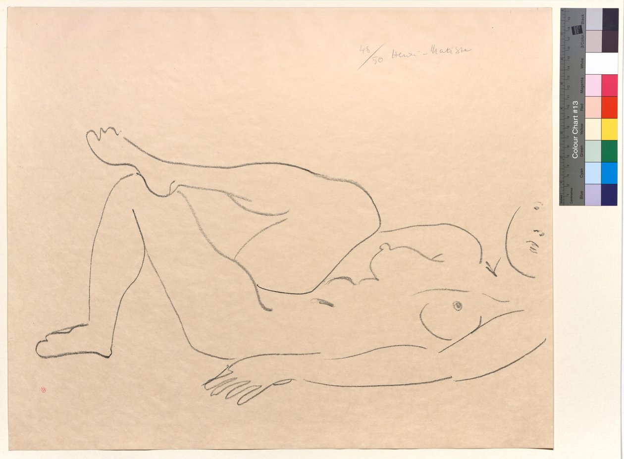 Makaava alastonkuva, jonka kasvot ovat epätäydelliset: Jalkojen tutkimus tekijältä Henri Matisse