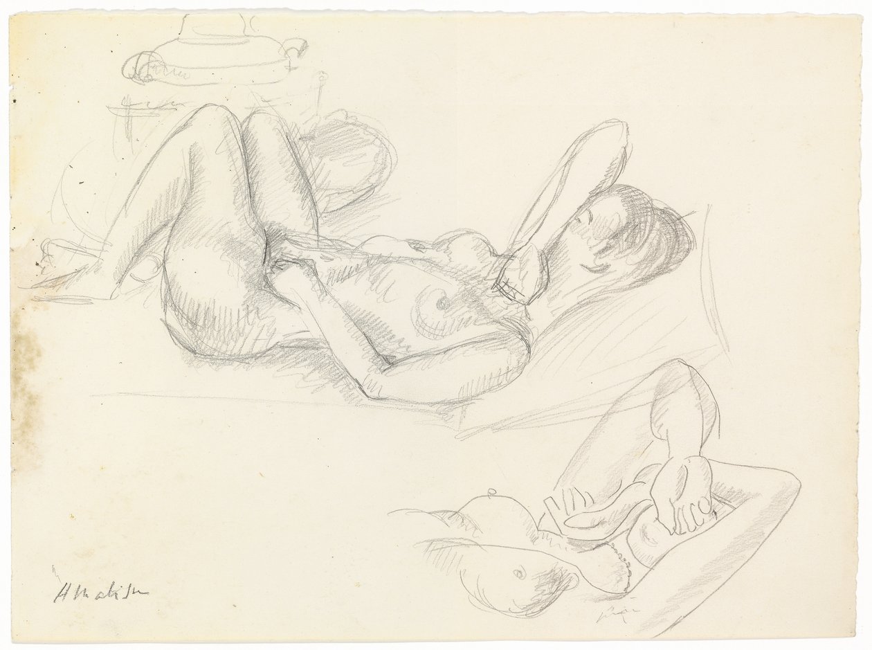 Alastonkuvitus, peitetyt kasvot tekijältä Henri Matisse