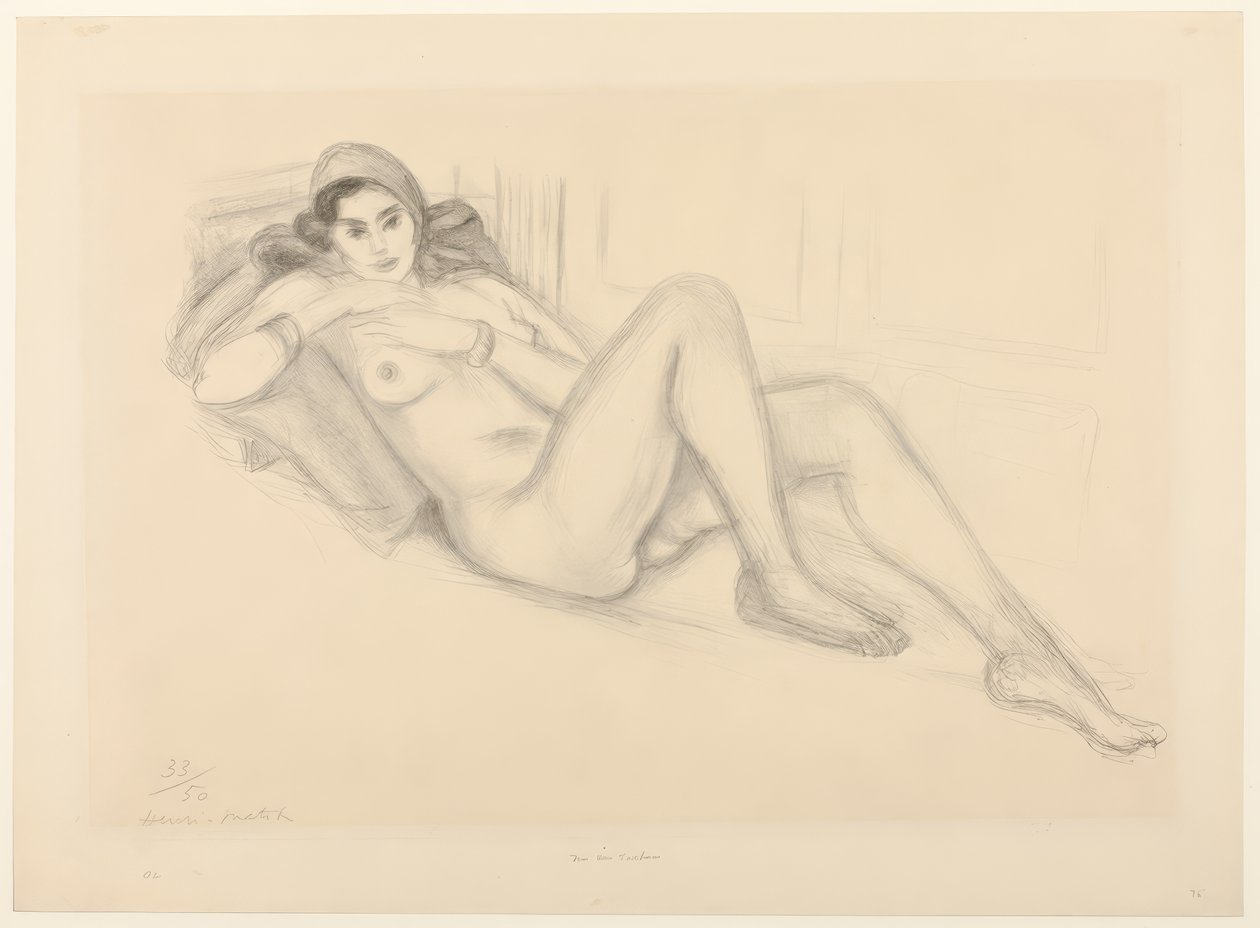 Alaston ja turbaani tekijältä Henri Matisse