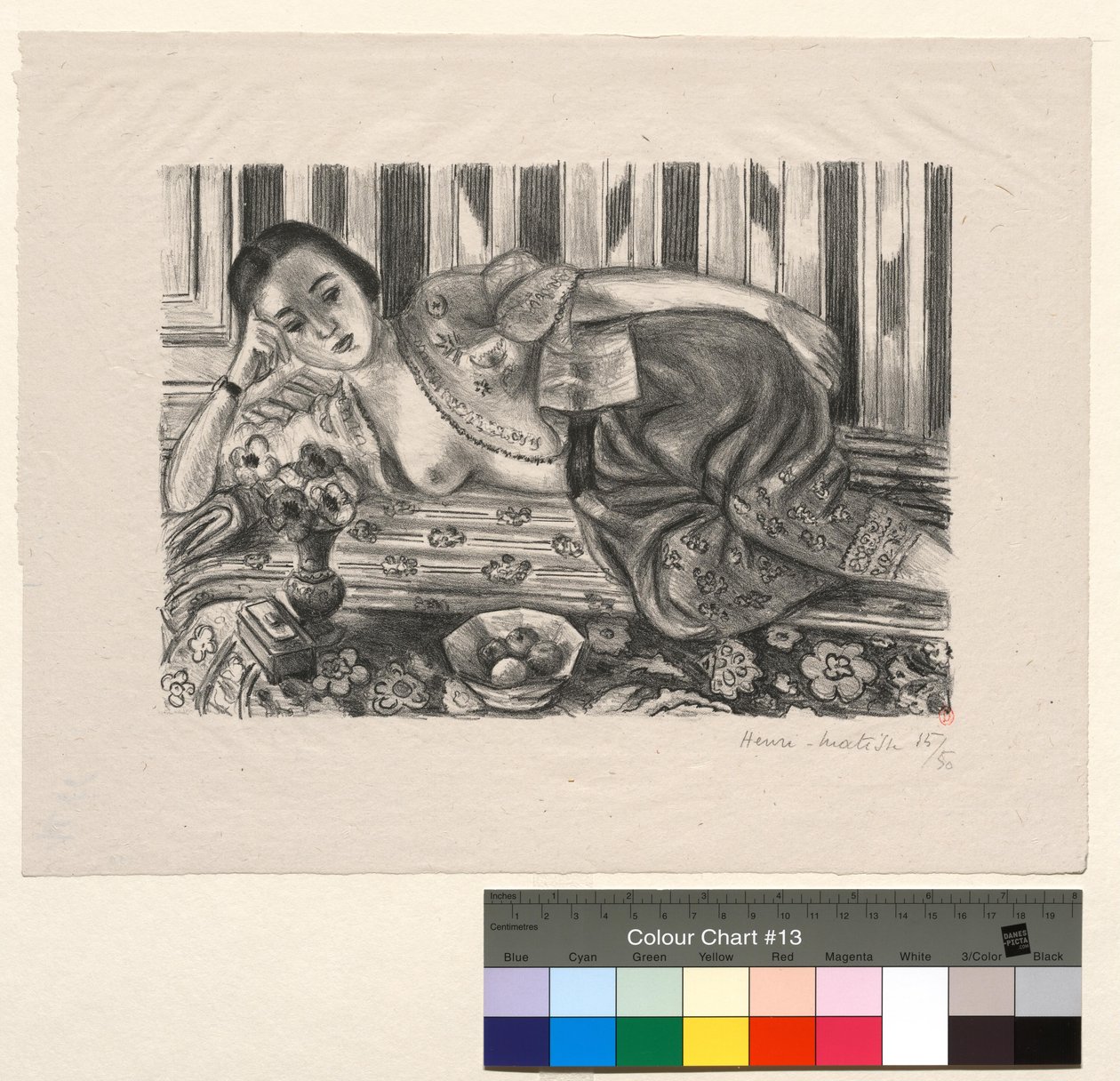 Odaliski punaisissa satiinihousuissa tekijältä Henri Matisse