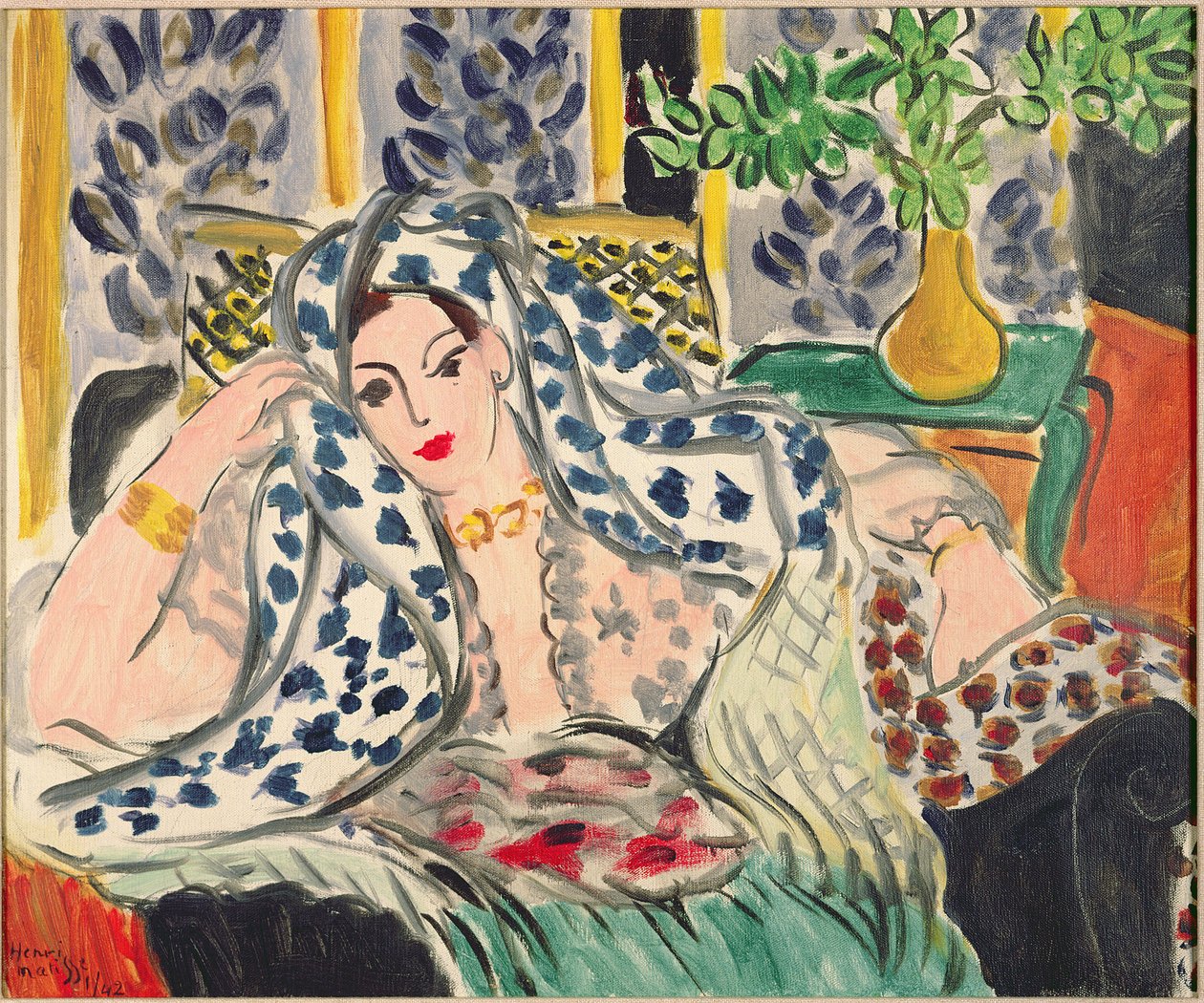 Odalisque Fautenuilissa tekijältä Henri Matisse
