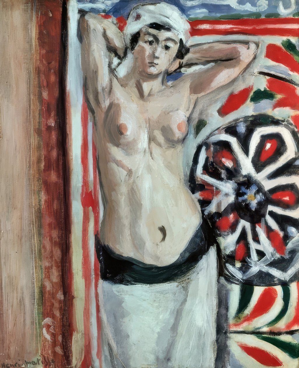 Odalisko kädet kohotettuna tekijältä Henri Matisse