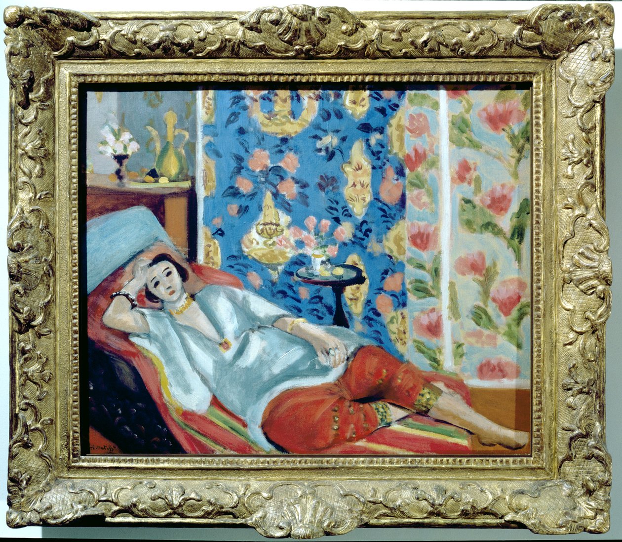 Odalisque punaisissa housuissa tekijältä Henri Matisse