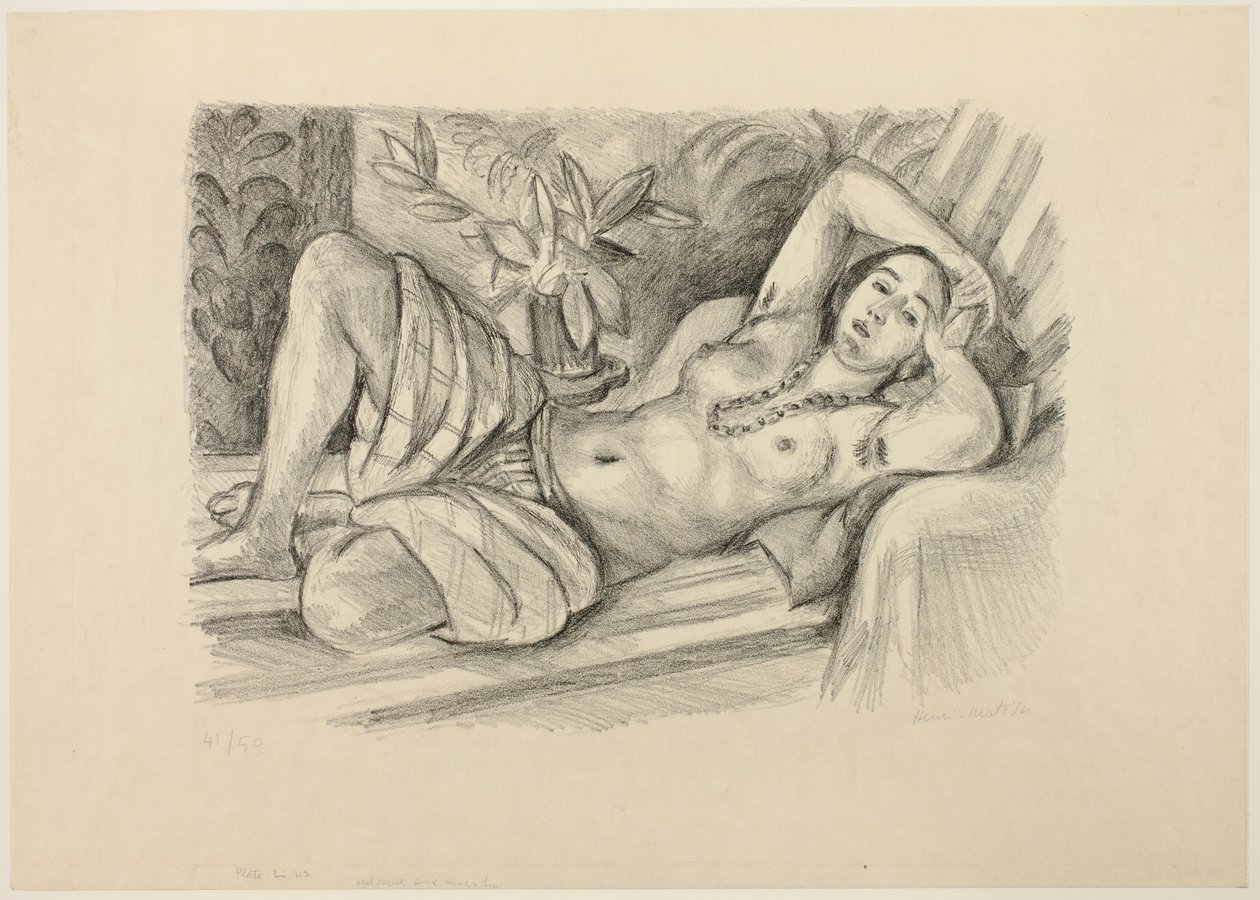 Odaliski ja magnolia tekijältä Henri Matisse