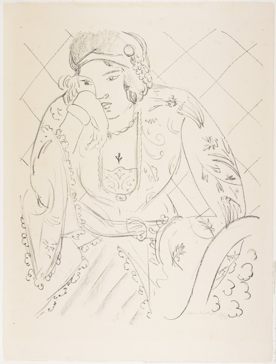 Itämainen kolmilehtinen risti tekijältä Henri Matisse