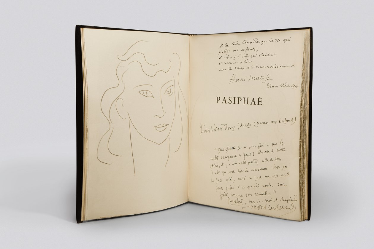 Pasiphaé. Chant de Minos (les Crétois)", kirjoittanut Henry Millon Montherlant. tekijältä Henri Matisse
