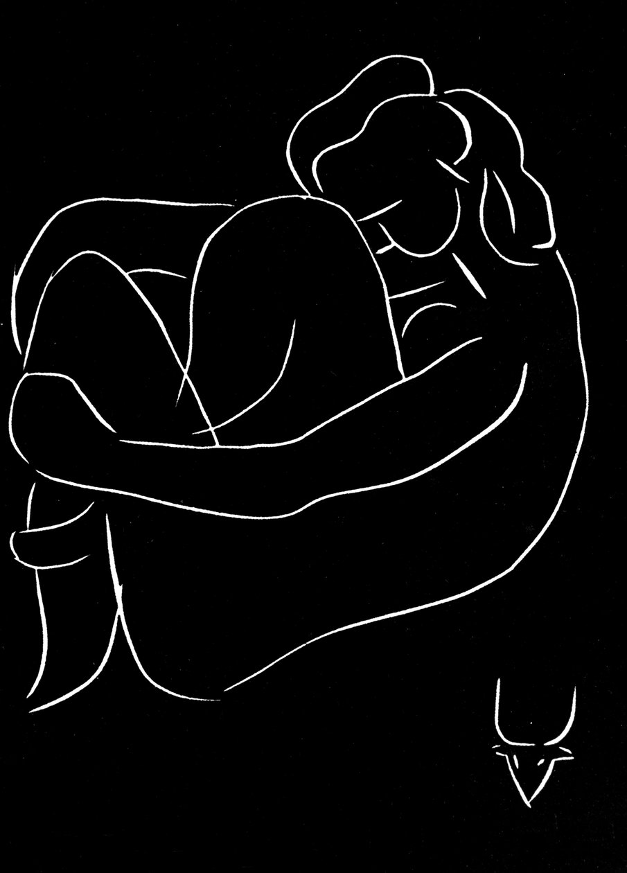 Pasiphae Chant De Minos (Les Crétois) kirjoittanut Henry De Montherlant, julkaistu 1944. tekijältä Henri Matisse
