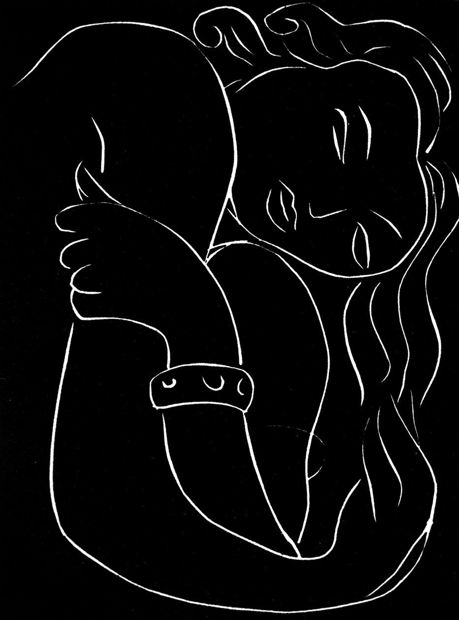 Pasiphae Chant De Minos (Les Crétois) kirjoittanut Henry De Montherlant, julkaistu 1944. tekijältä Henri Matisse