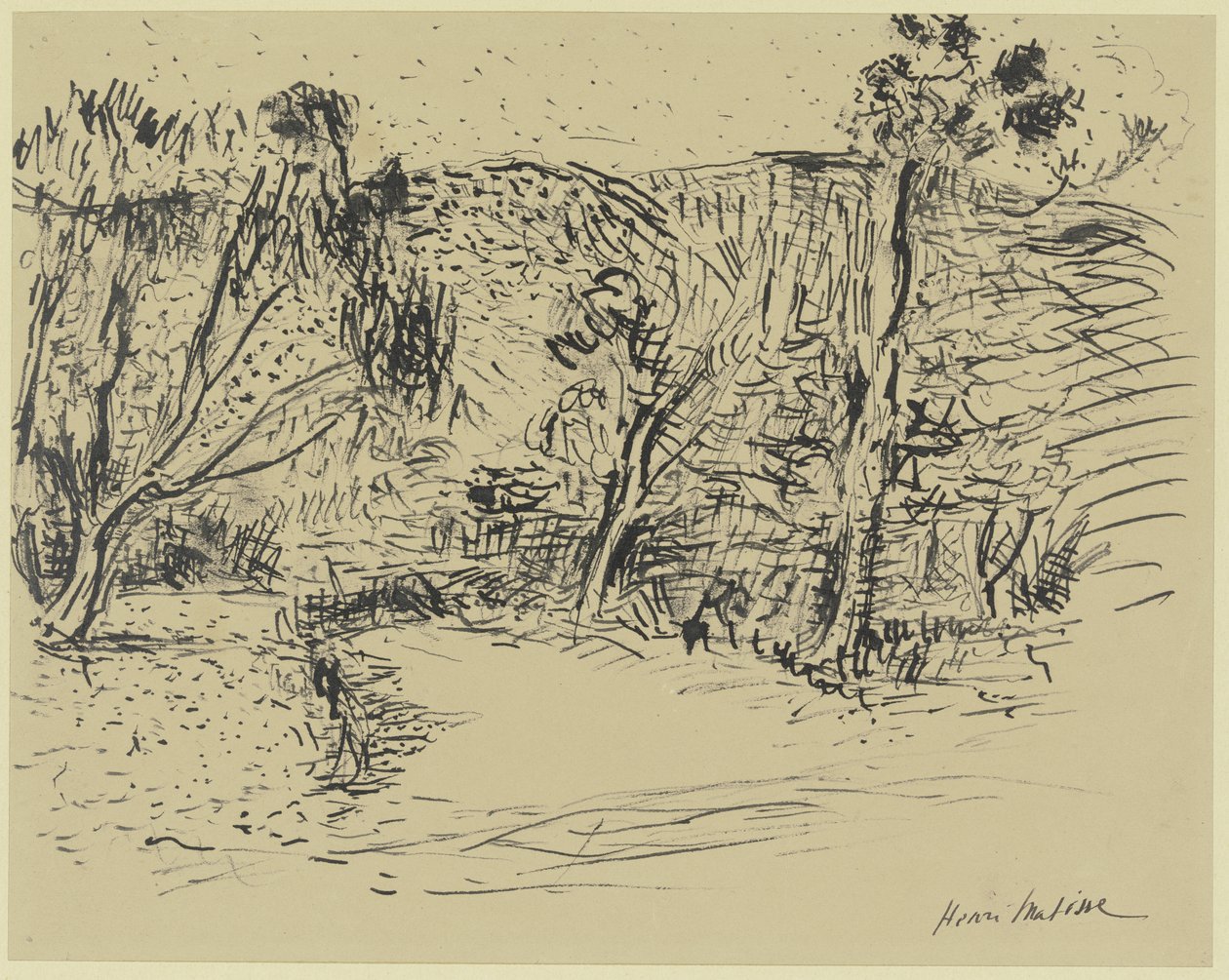 Polku puiden välissä tekijältä Henri Matisse