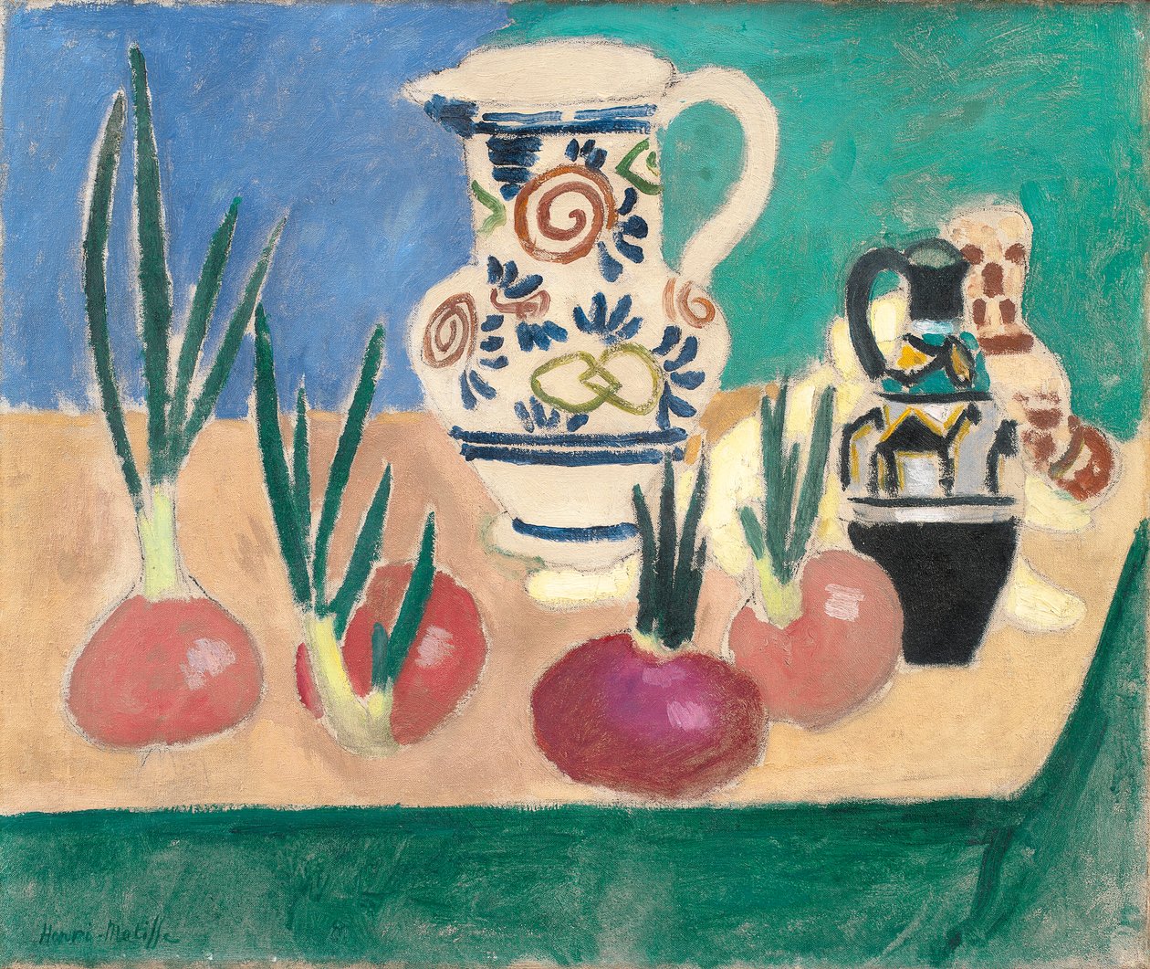 Vaaleanpunaiset sipulit tekijältä Henri Matisse