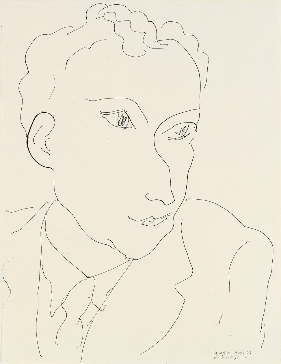 Louis Aragonin muotokuva tekijältä Henri Matisse