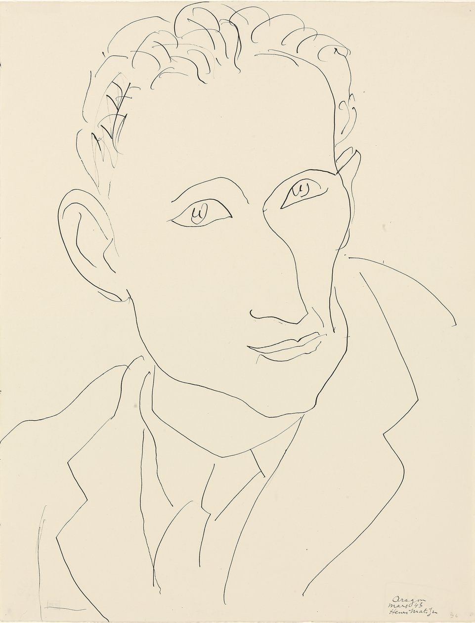 Louis Aragonin muotokuva tekijältä Henri Matisse