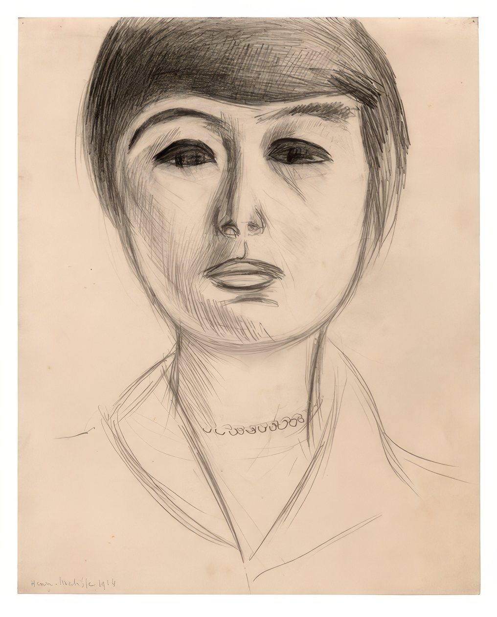 Nuoren naisen muotokuva (Elsa Glaser) tekijältä Henri Matisse