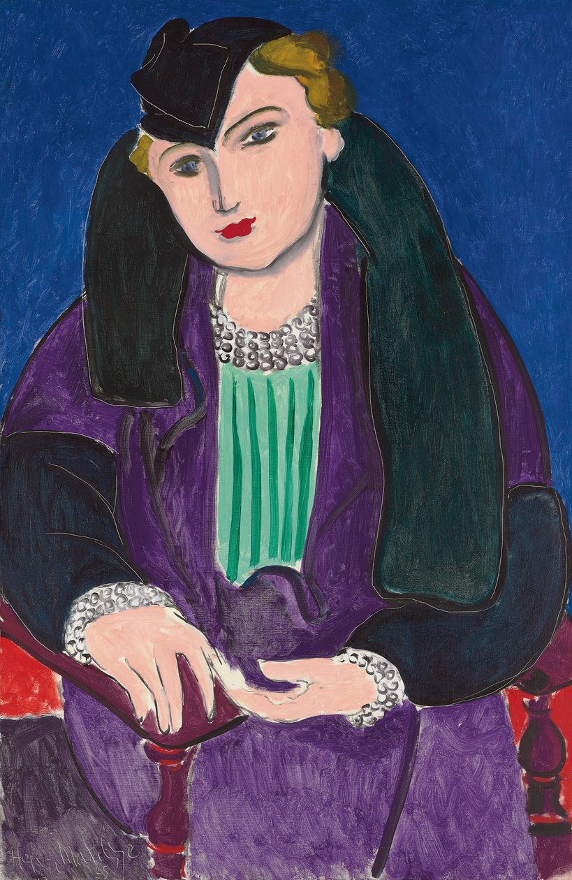 Muotokuva sinitakkinen, tekijältä Henri Matisse
