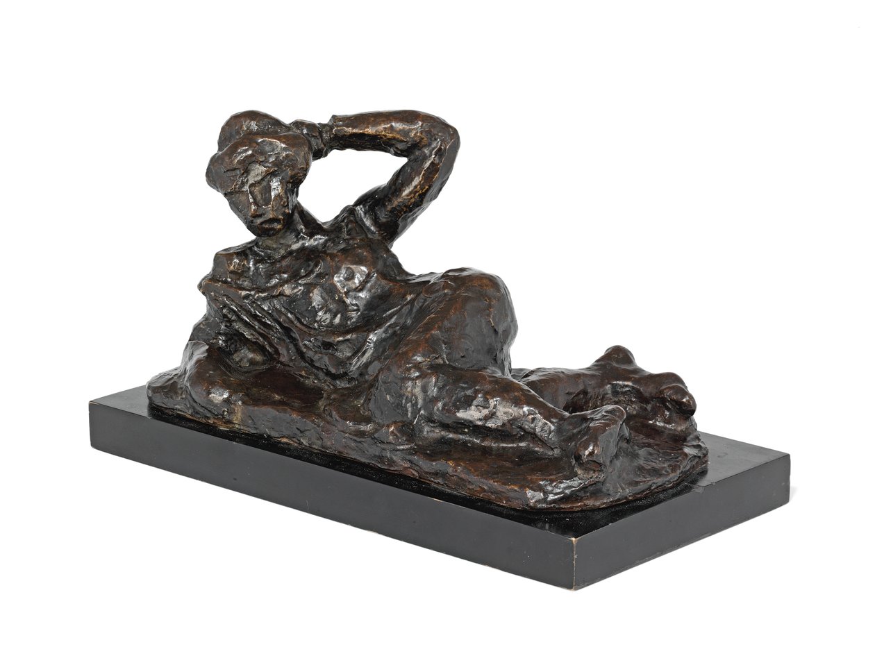 Makaa alasti aamutakissa, suunniteltu 1906, valettu 1951 (pronssi, ruskea patina). tekijältä Henri Matisse
