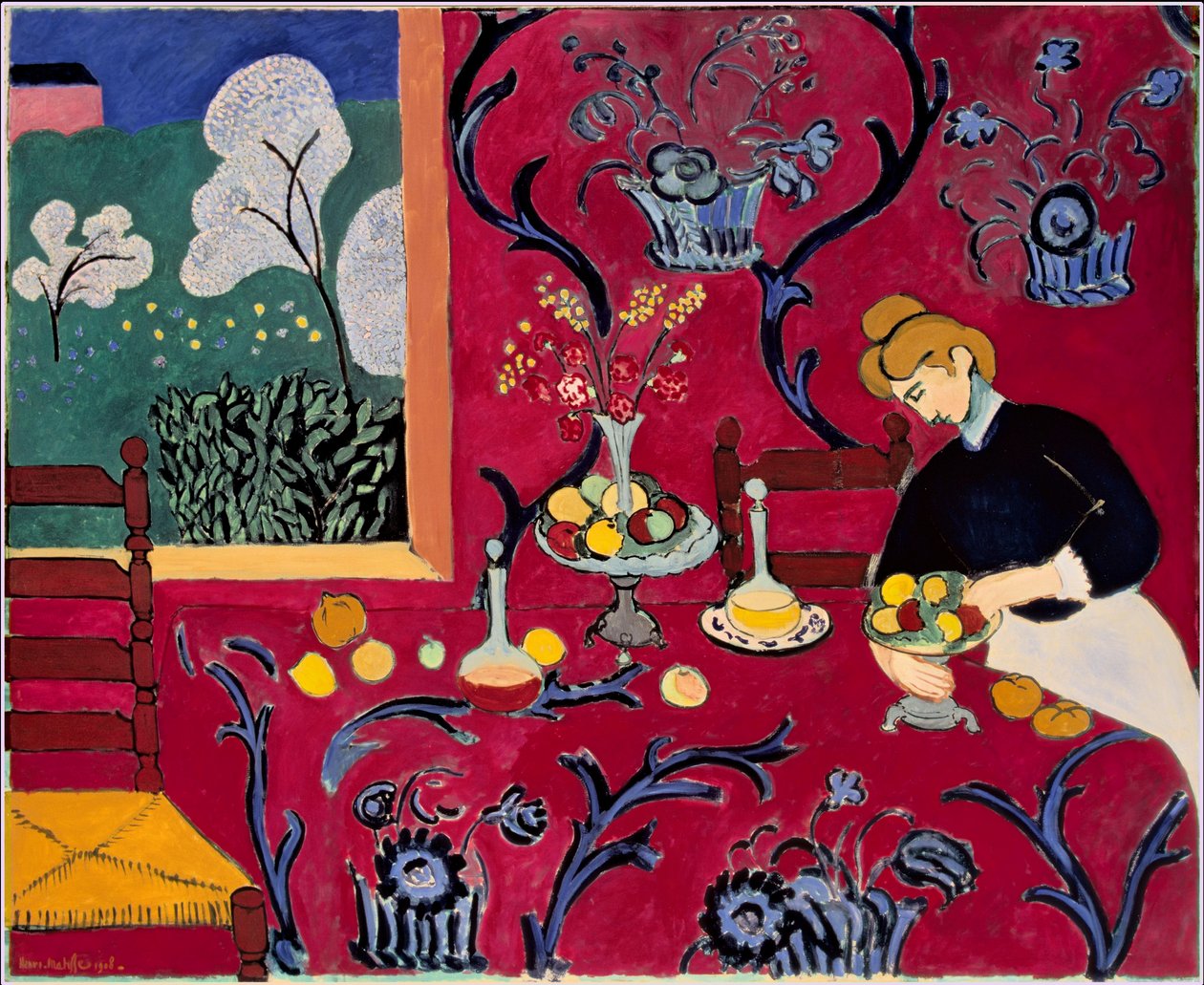 Punainen huone (Harmony in Red) tekijältä Henri Matisse