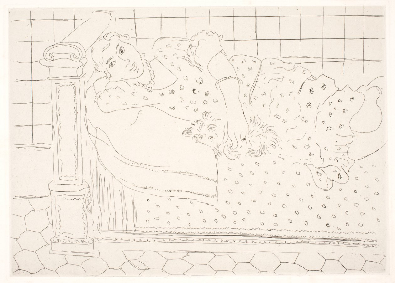 Lepo, hahmo Gikan kanssa tekijältä Henri Matisse