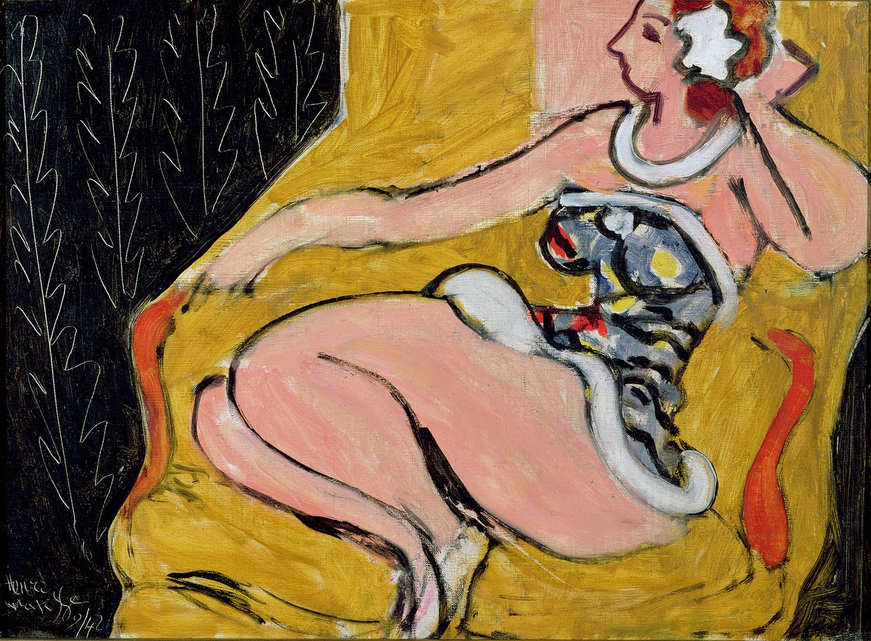 Istuva tanssija tekijältä Henri Matisse