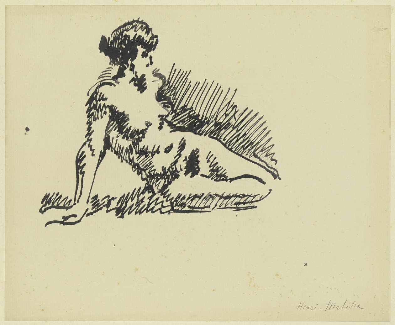 Istuva naisakti tekijältä Henri Matisse