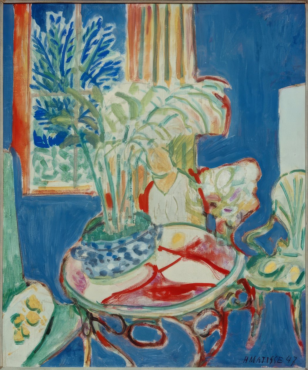 Pieni sisustus sinisenä tekijältä Henri Matisse