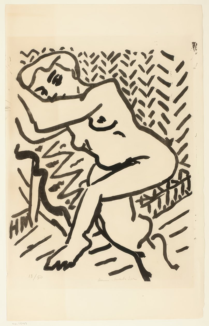 Pieni kevyt puupiirros tekijältä Henri Matisse