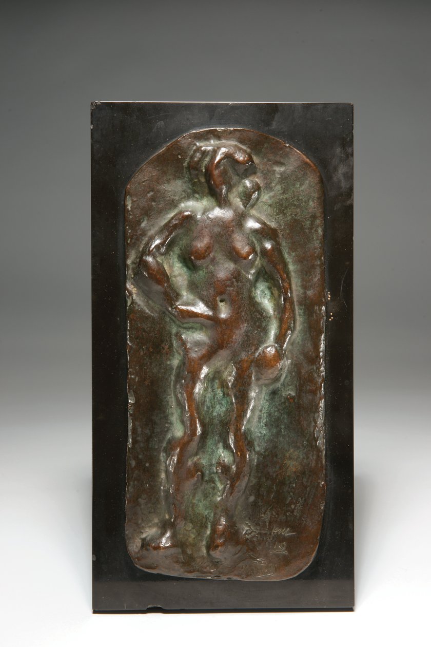 Seisova alaston, suunniteltu 1908, valettu 1952 (pronssi, ruskea patina). tekijältä Henri Matisse