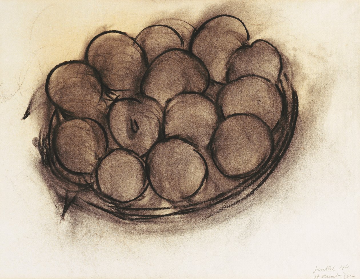 Omenoiden asetelma; Nature Morte aux Pommes (Omenoiden luonto) tekijältä Henri Matisse