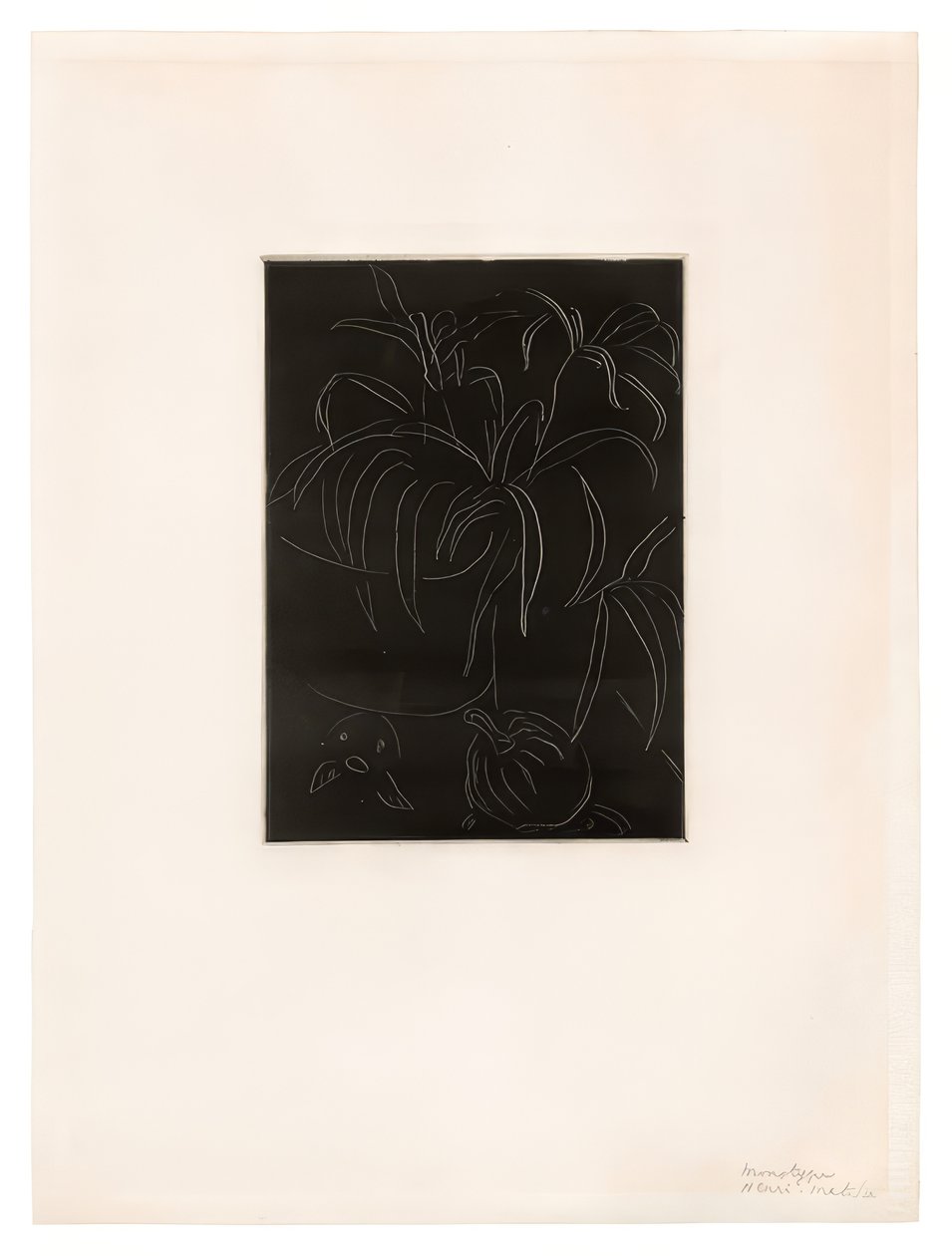 Asetelma kultakalan kanssa III tekijältä Henri Matisse