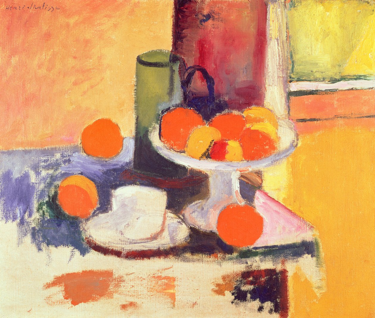 Asetelma appelsiinien kanssa II tekijältä Henri Matisse