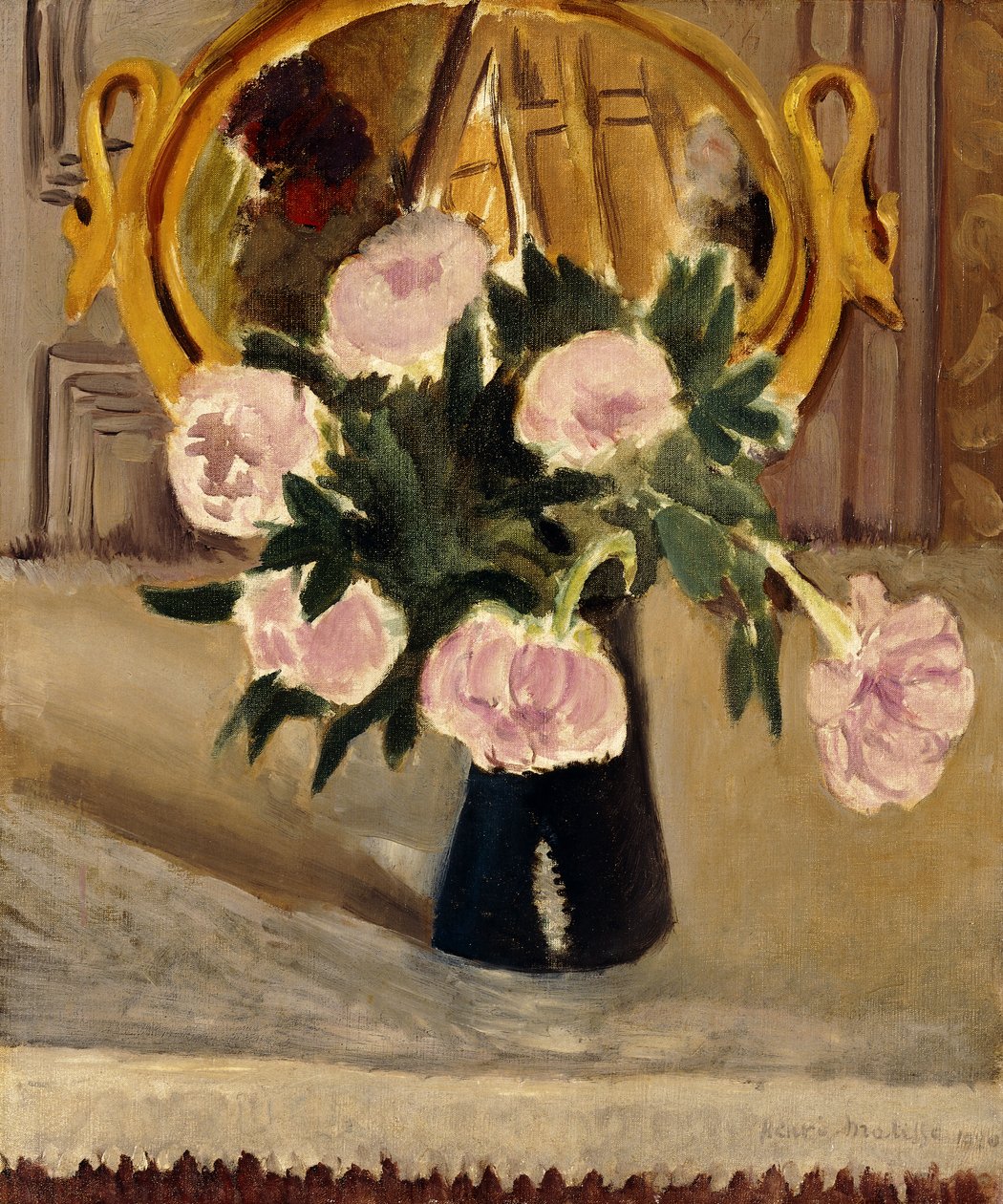 Asetelma pionien kanssa tekijältä Henri Matisse