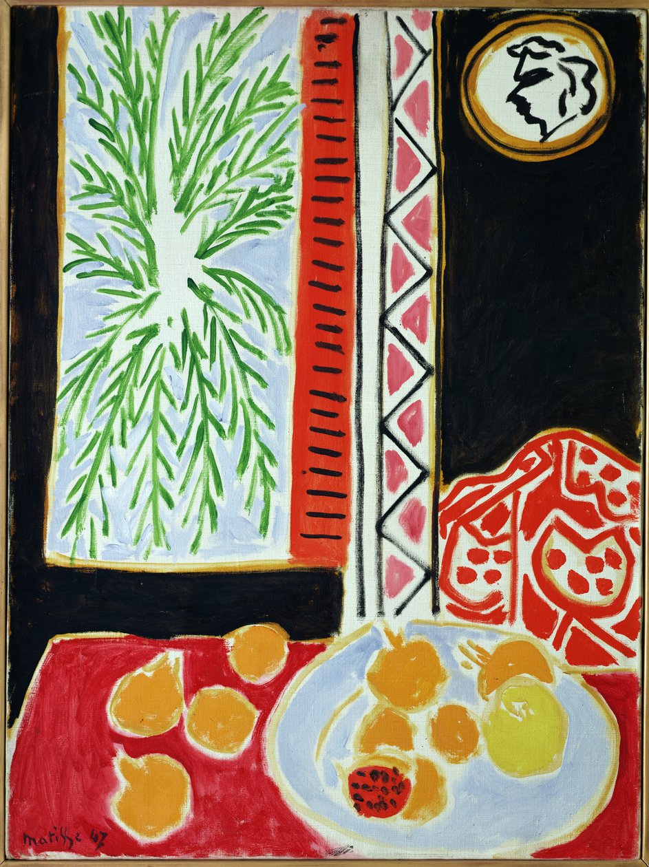 Asetelma granaattiomenoiden kanssa tekijältä Henri Matisse