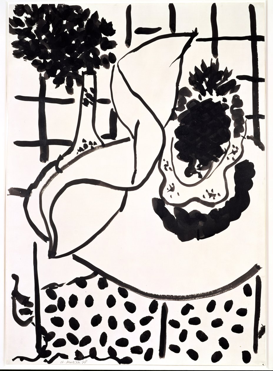 Asetelma ananaksen kanssa tekijältä Henri Matisse