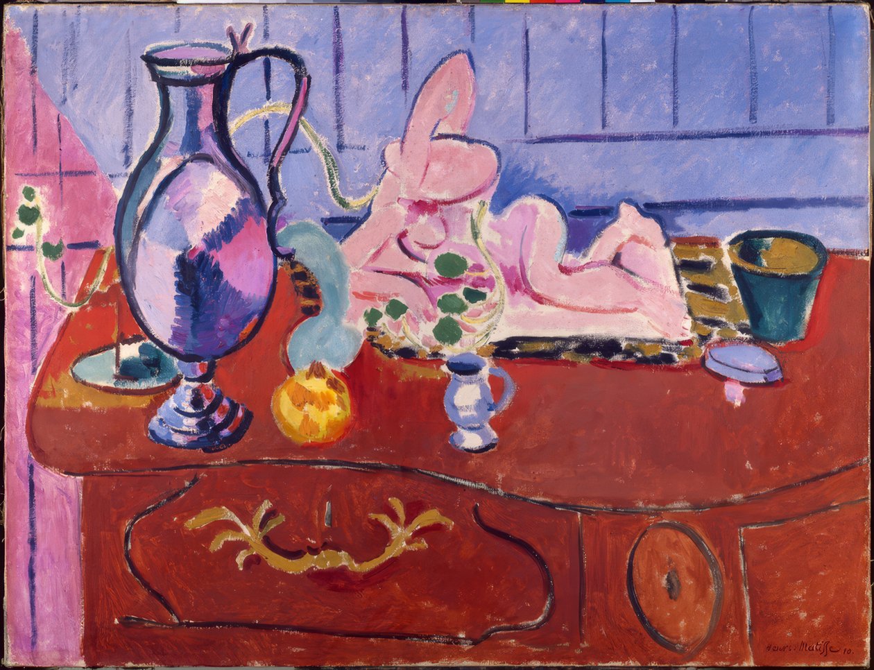 Asetelma tinakannun kanssa tekijältä Henri Matisse